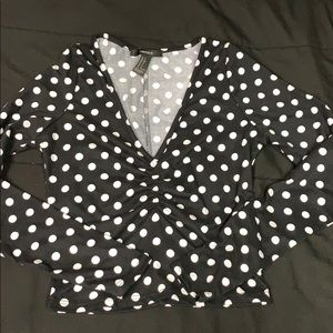 Polka Dot Crop (Never Worn)
